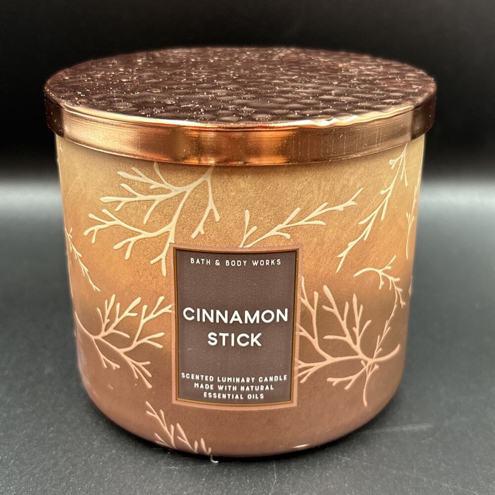 Bath & Body Works Cinnamon Stick 3 wick Candle 14.5 oz NEW